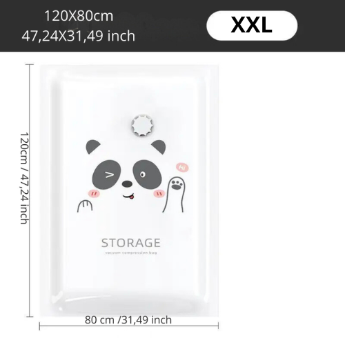 Sada na kompresi s pumpou: Ušetřete 80 % místa