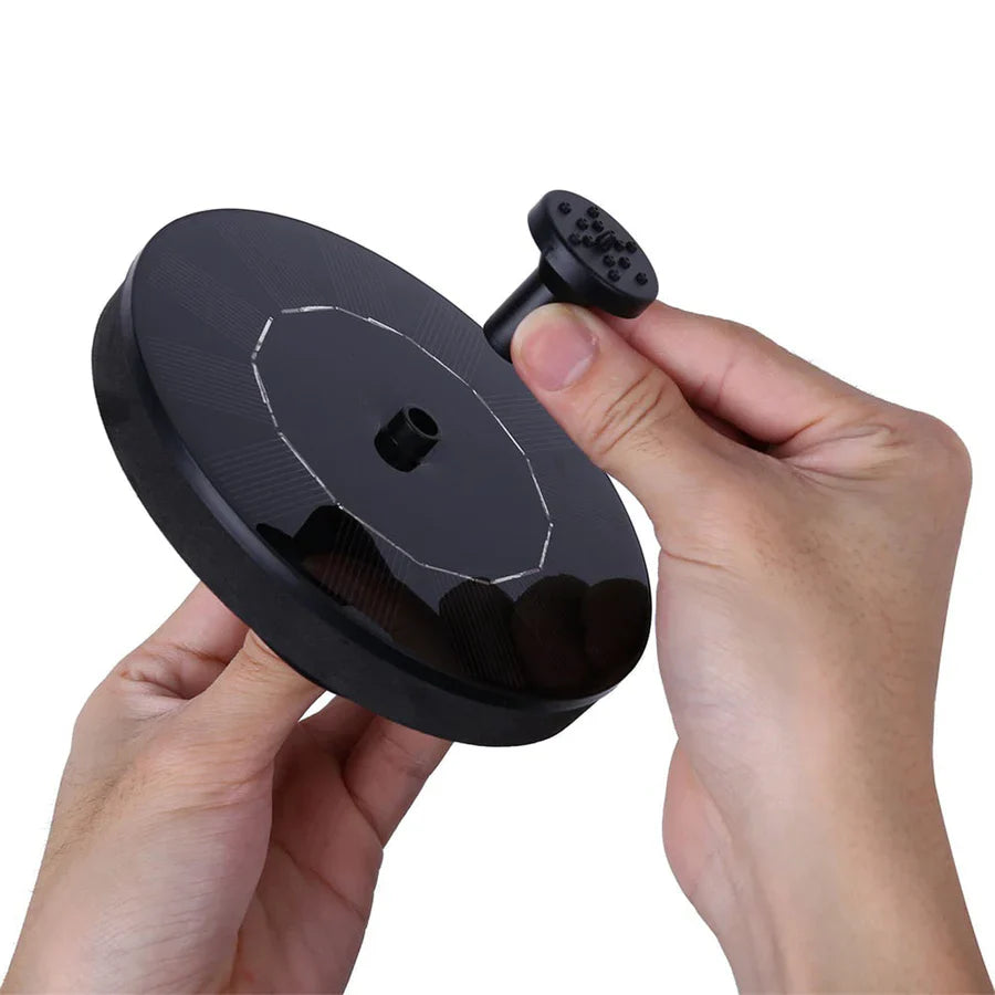 Solcellefontæne til haven: tiltræk fuglene med elegance