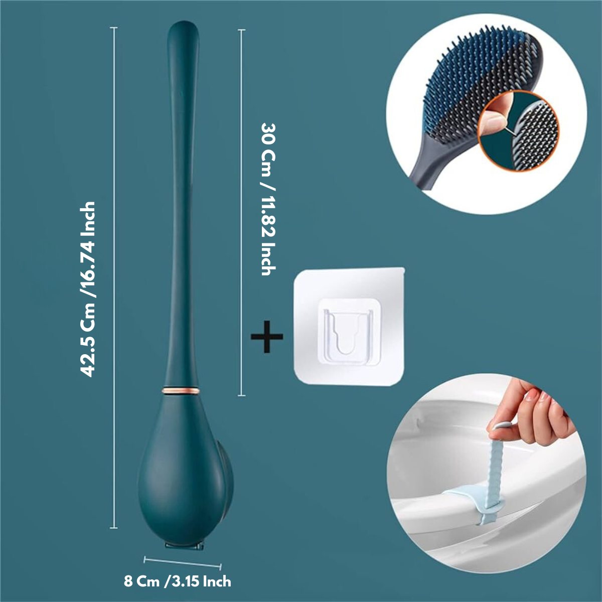 SmartBrush - periuță de toaletă elegantă și igienică din silicon